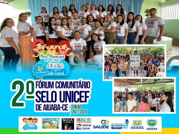 2º FORUM COMNITÁRIO SELO UNICEF 2024