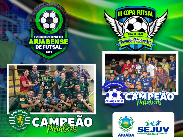 FINAIS DO FUTSAL DA SEDE DO MUNICIPIO